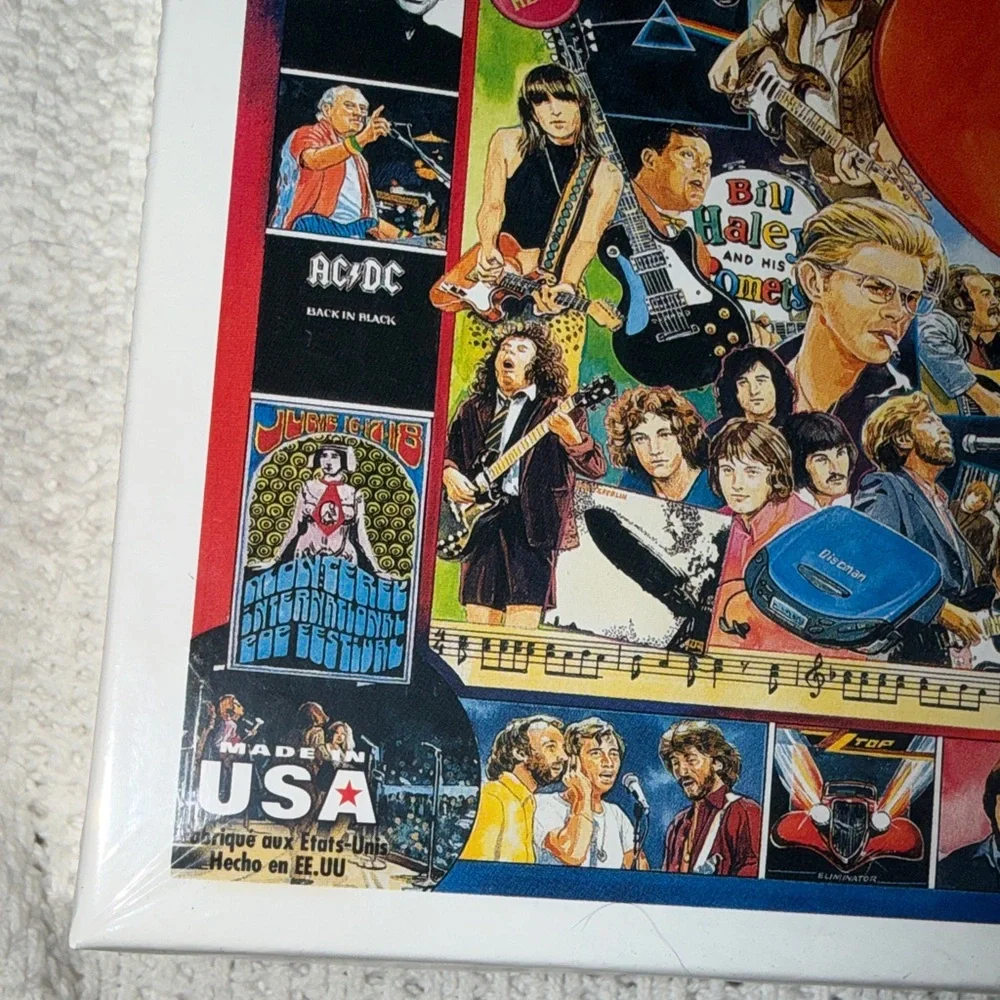 White Mountain‎ Rock 'n Roll Collage Puzzle NEW